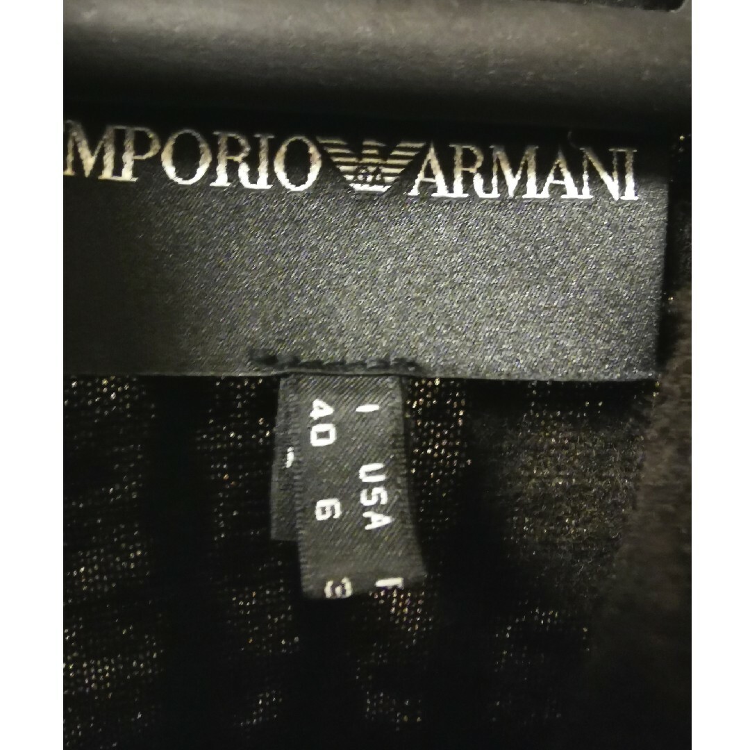 Emporio Armani(エンポリオアルマーニ)の美品 エンポリオ・アルマーニ　ニット ジャケット レディースのジャケット/アウター(その他)の商品写真