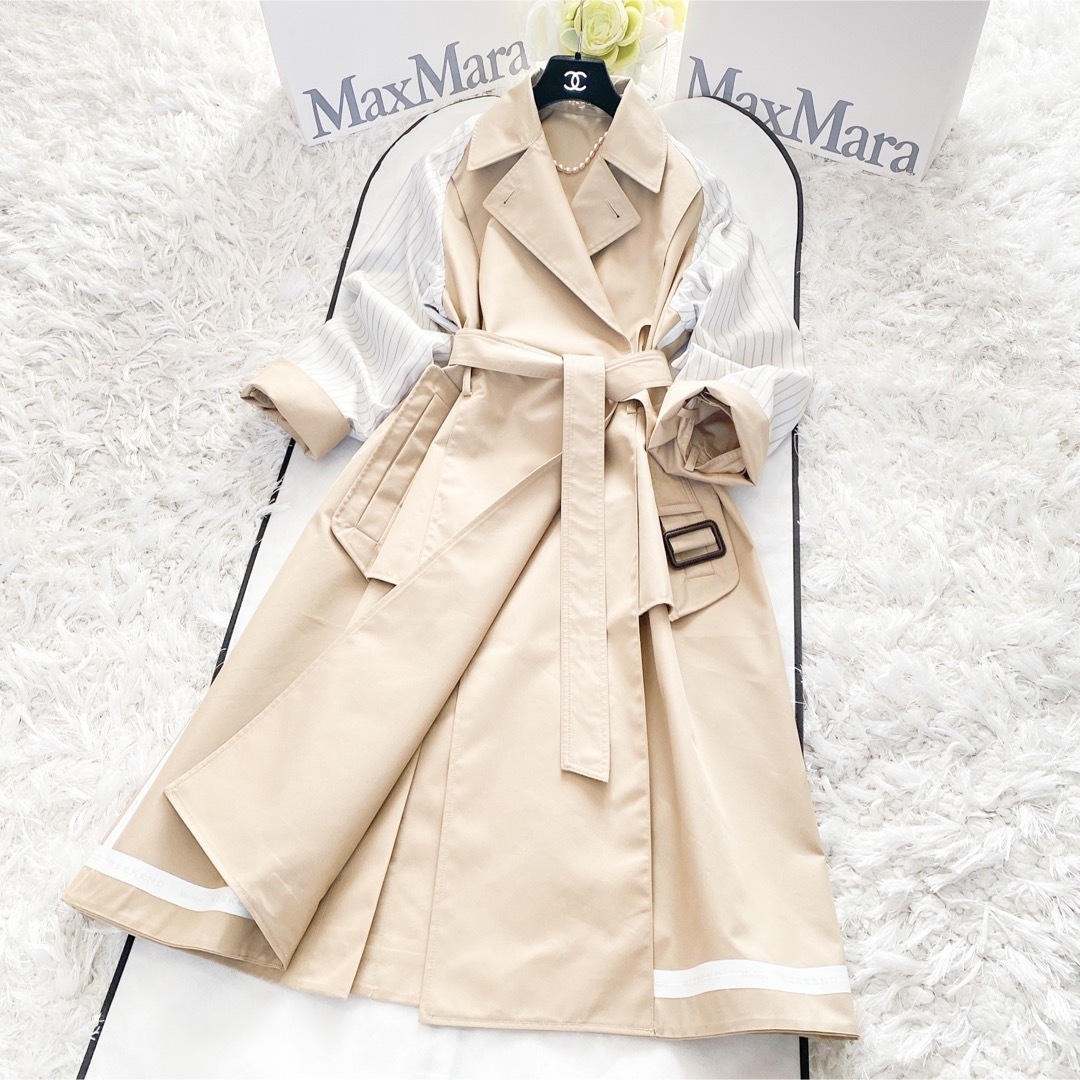 Max Mara(マックスマーラ)の★新品★マックスマーラ トレンチコート★リバーシブル★ レディースのジャケット/アウター(トレンチコート)の商品写真