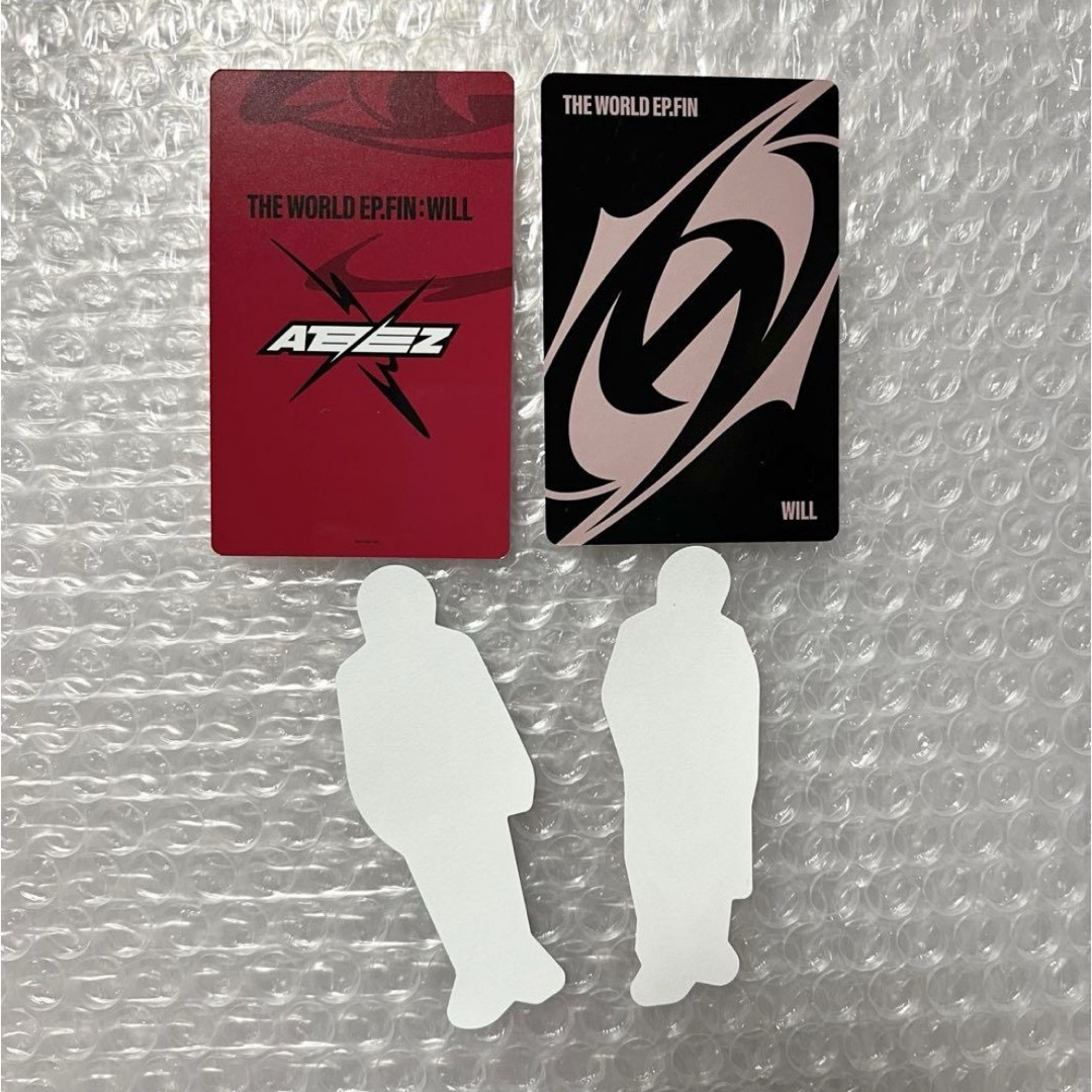 ATEEZ アルバム ジョンホ トレカ ステッカー シール エンタメ/ホビーのCD(K-POP/アジア)の商品写真