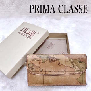 プリマクラッセ(PRIMA CLASSE)のPRIMA CLASSE 世界地図 PVC 折り財布 長財布 プリマクラッセ(財布)