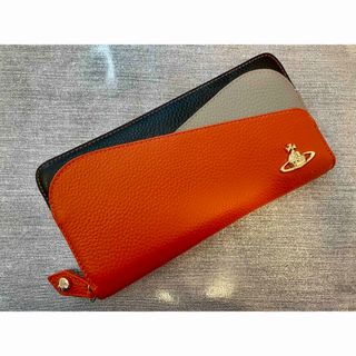 ヴィヴィアン(Vivienne Westwood) 長財布(オレンジ/橙色系)の通販 ヴィヴィアン(Vivienne Westwood) 長財布(オレンジ/橙色系)の通販
