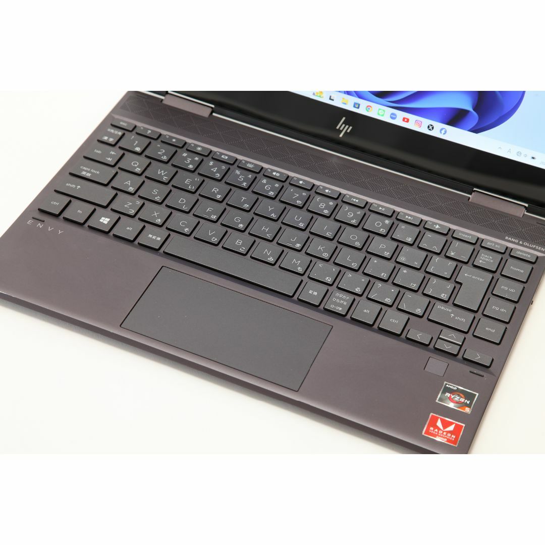 HP(ヒューレットパッカード)の【Office2021／新品バッテリー／すぐ使える】HP ENVY x360 スマホ/家電/カメラのPC/タブレット(ノートPC)の商品写真