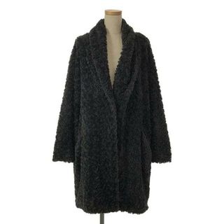 ISABEL MARANT ETOILE / イザベルマランエトワール | フェイクファー ガウンコート | 34 | チャコールグレー | レディース(その他)