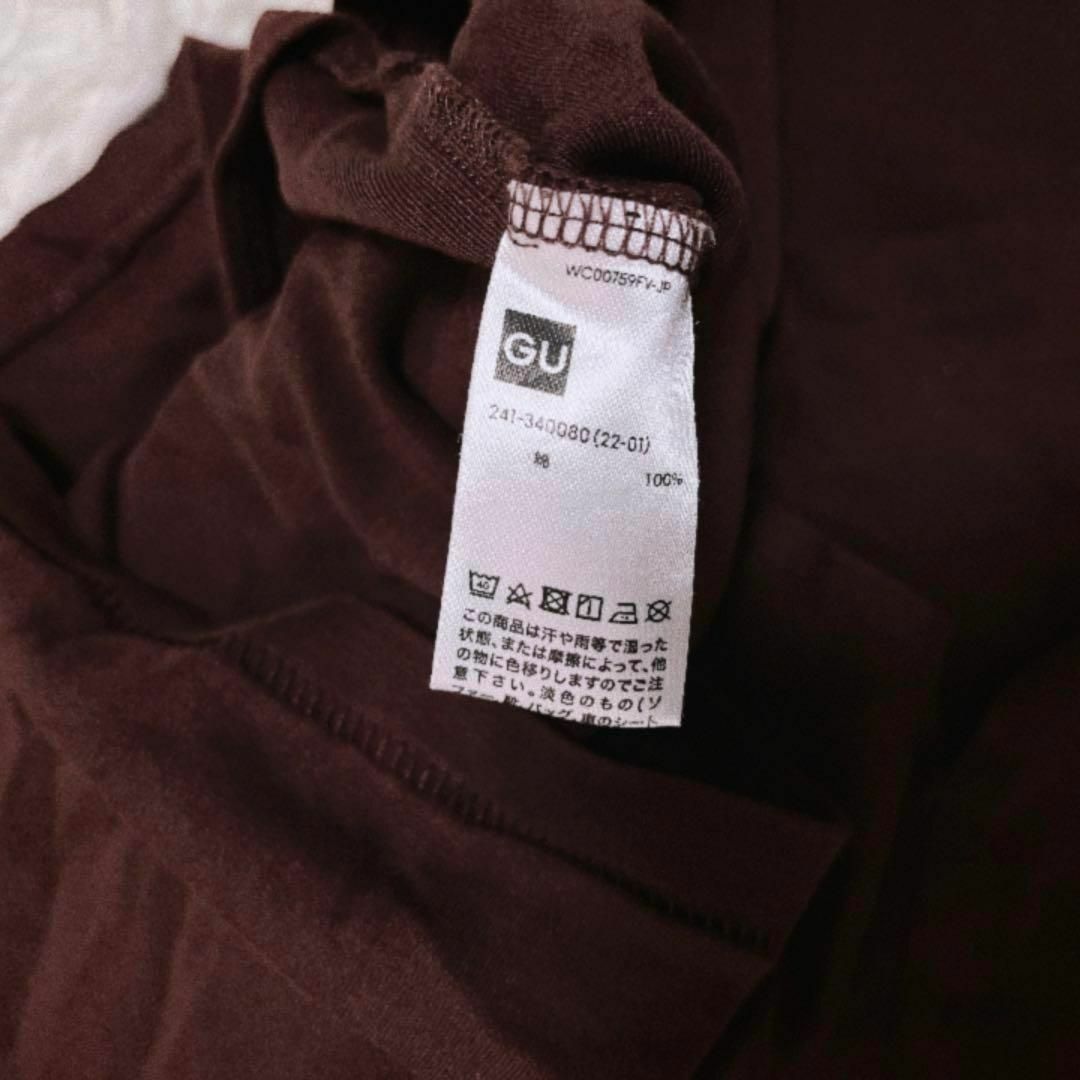 GU(ジーユー)の【ジーユー】GU（L）半袖カットソー 半袖シャツ トップス レディースのトップス(Tシャツ(半袖/袖なし))の商品写真