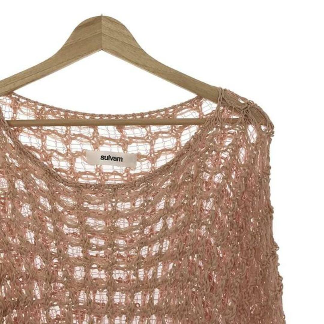 sulvam - sulvam / サルバム | 2021SS | Mesh over knit ニット sulvam - sulvam / サルバム | 2021SS | Mesh over knit ニット