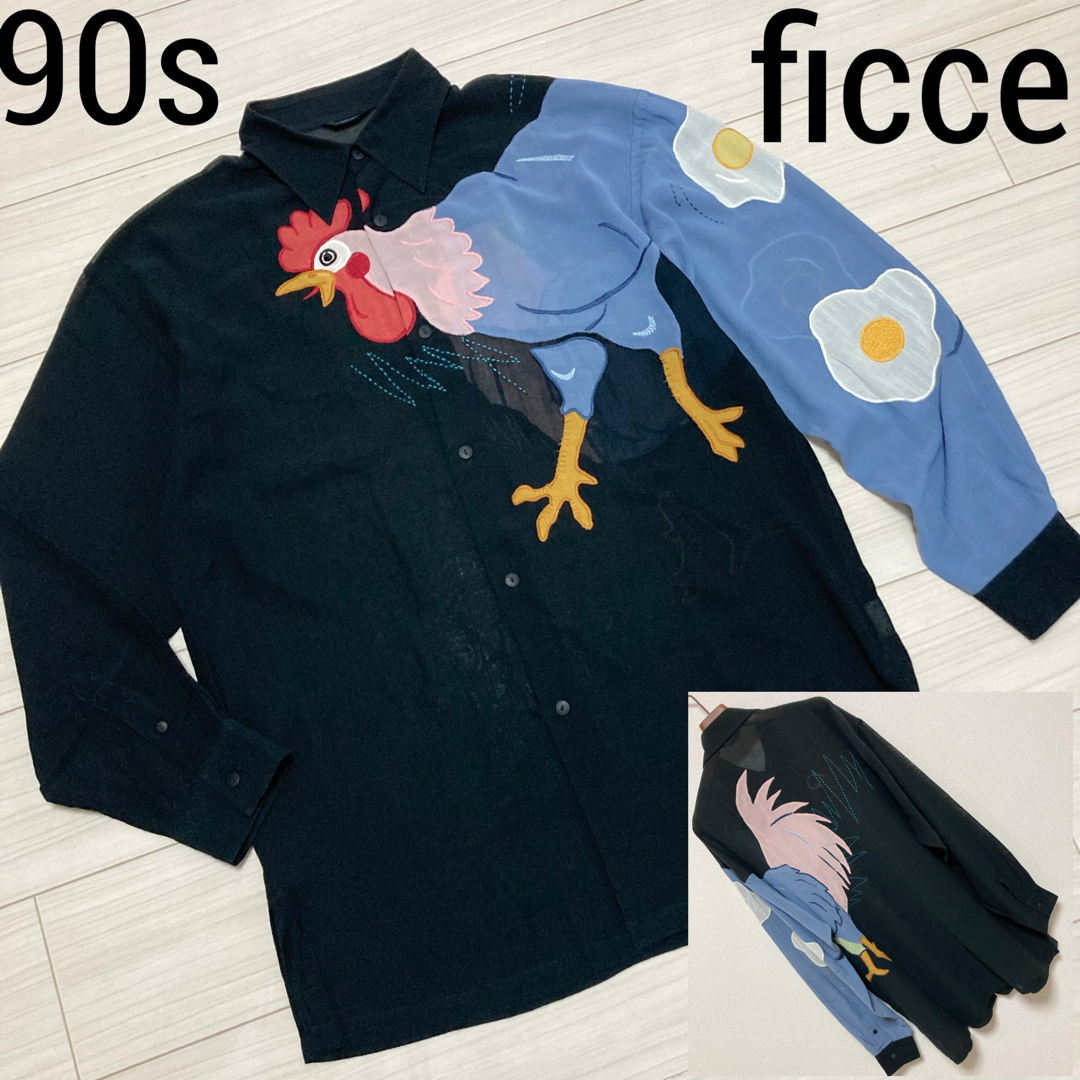 FICCE(フィッチェ)の90s アーカイブ■ficce フィッチェ ドン小西■シアー ニワトリ シャツ メンズのトップス(シャツ)の商品写真