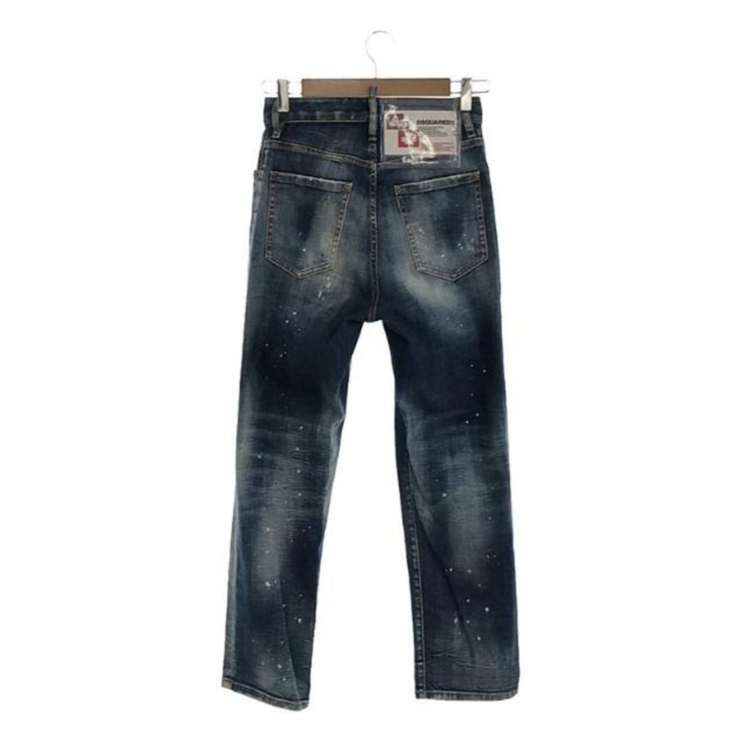 DSQUARED2(ディースクエアード)のDSQUARED2 / ディースクエアード | Tidy Biker Jean デニムパンツ | 34 | インディゴ | レディース レディースのパンツ(その他)の商品写真