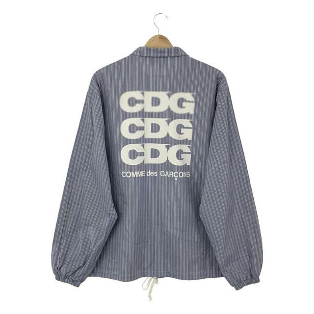 COMME des GARCONS(コムデギャルソン)の【美品】  COMME des GARCONS / コムデギャルソン | CDG / バックロゴ コーチジャケット | L | ブルー | メンズ メンズのジャケット/アウター(その他)の商品写真