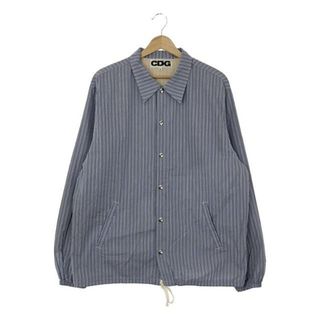 コムデギャルソン(COMME des GARCONS)の【美品】  COMME des GARCONS / コムデギャルソン | CDG / バックロゴ コーチジャケット | L | ブルー | メンズ(その他)