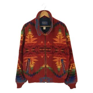 ペンドルトン(PENDLETON)のPENDLETON / ペンドルトン | USA製 ネイティブ ジャケット ブルゾン / 総裏地 | XL | レッド | メンズ(その他)