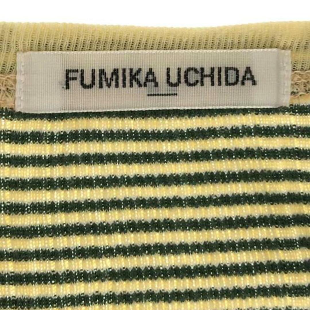 FUMIKA_UCHIDA(フミカウチダ)のFUMIKA UCHIDA / フミカウチダ | ボーダー リブタンクトップ | F | イエロー/グリーン | レディース レディースのトップス(タンクトップ)の商品写真