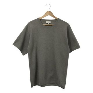 ハイク(HYKE)のHYKE / ハイク | シルク混 クルーネックニットTシャツ | 1 | グレー | レディース(シャツ/ブラウス(半袖/袖なし))