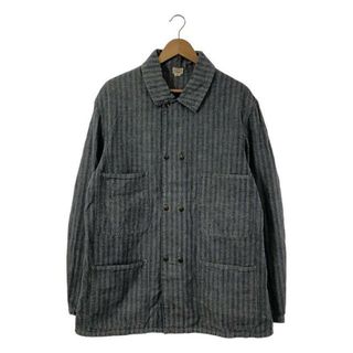 ウエアハウス(WAREHOUSE)のWAREHOUSE / ウエアハウス | ヘリンボーン セルビッチ カバーオール ジャケット | 42 | ブルー/グレー | メンズ(その他)