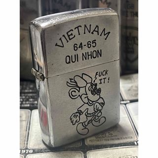 ジッポー(ZIPPO)の【ベトナムZIPPO】本物 1961年製ベトナムジッポー「ミッキーマウス」(タバコグッズ)