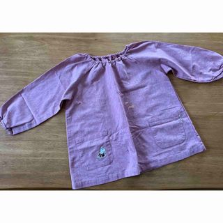 コットンニーナ　スモック　120 cotton NINA ムーミン　園児　子供(その他)