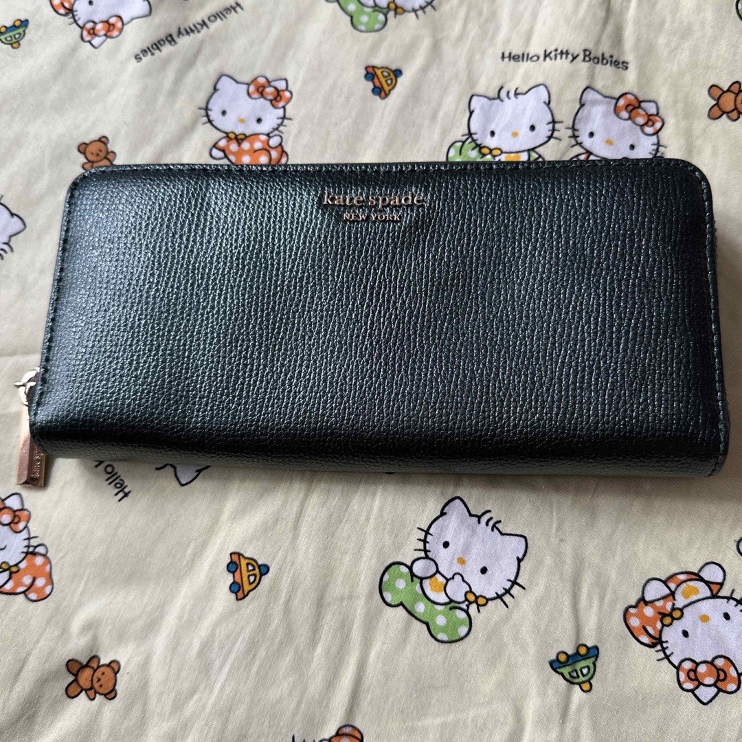 kate spade new york(ケイトスペードニューヨーク)のケイトスペード 長財布 緑 グリーン レディースのファッション小物(財布)の商品写真