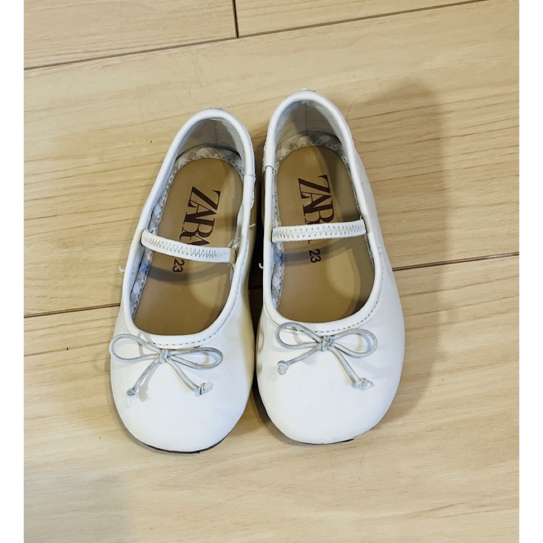 ZARA KIDS(ザラキッズ)のZARAKIDS バレエシューズ　23(14.5cm) キッズ/ベビー/マタニティのベビー靴/シューズ(~14cm)(フラットシューズ)の商品写真