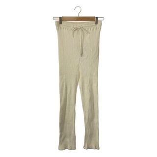 ババコ(babaco)の【新品】  babaco / ババコ | 2018AW | cotton ribbed pants リブパンツ | F | ホワイト | レディース(その他)