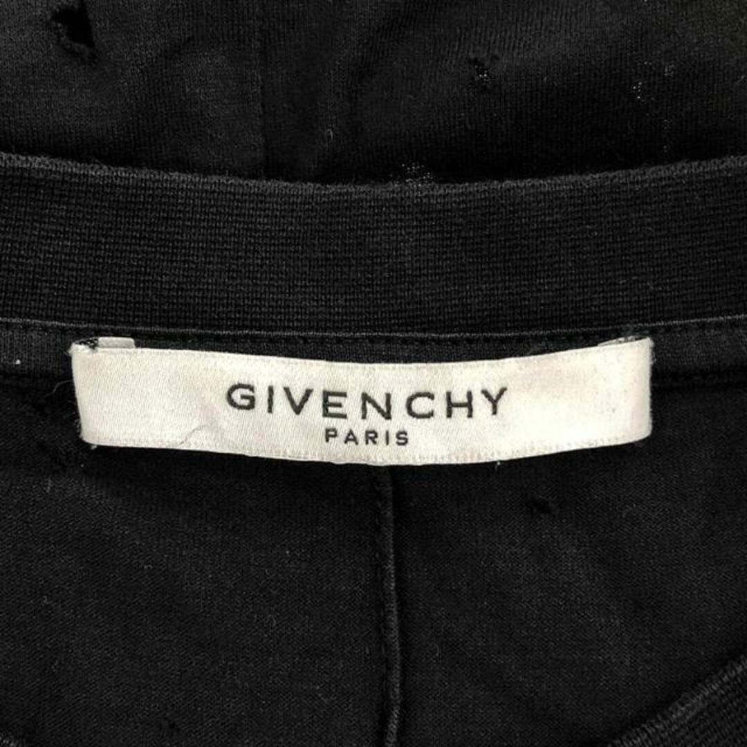 GIVENCHY(ジバンシィ)のGIVENCHY / ジバンシィ | デストロイ ロゴ Tシャツ | M | ブラック/ホワイト | レディース レディースのトップス(Tシャツ(半袖/袖なし))の商品写真