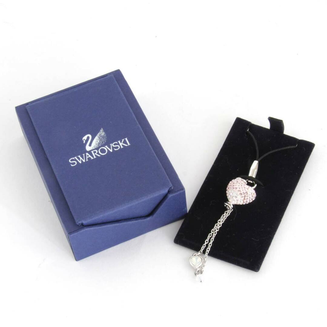 SWAROVSKI(スワロフスキー)の美品『USED』 SWAROVSKI スワロフスキー ストラップ  ピンク【中古】 スマホ/家電/カメラのスマホアクセサリー(ストラップ/イヤホンジャック)の商品写真