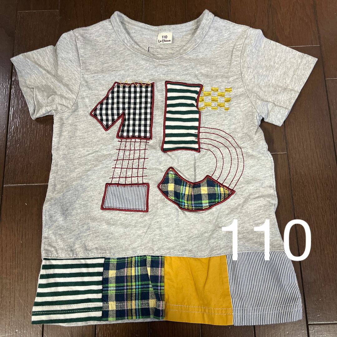 キムラタン(キムラタン)の水通しのみ　美品　ラキエーベ　110 Tシャツ キッズ/ベビー/マタニティのキッズ服男の子用(90cm~)(Tシャツ/カットソー)の商品写真