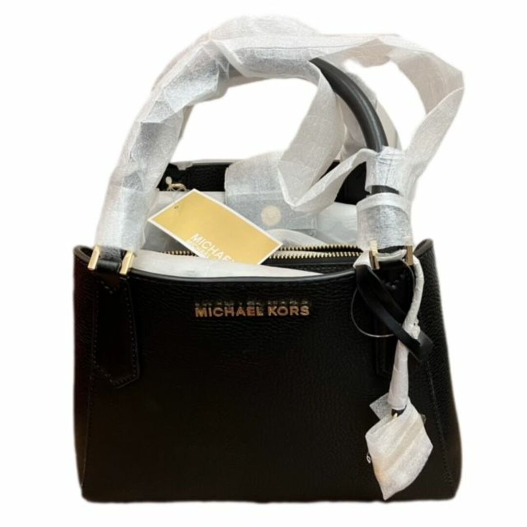 Michael Kors(マイケルコース)のマイケルコース 2way サッチェルバッグ レザー ブラック ショルダーバッグ 2way レディース MICHAEL KORS レディースのバッグ(ショルダーバッグ)の商品写真