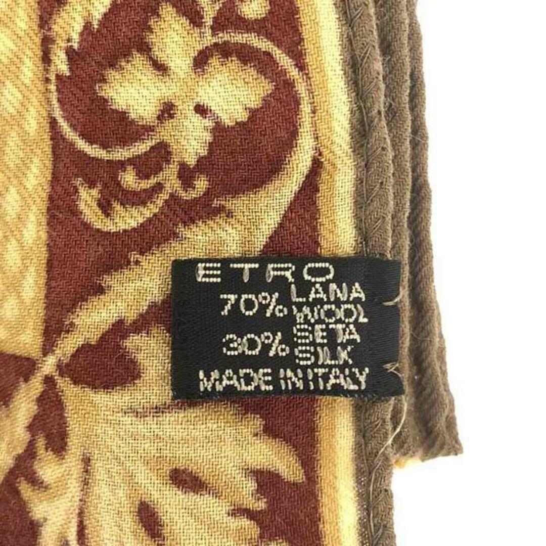 ETRO(エトロ)の【美品】  ETRO / エトロ | ウール シルク フラワー柄 大判 スカーフ | マルチカラー レディースのレディース その他(その他)の商品写真