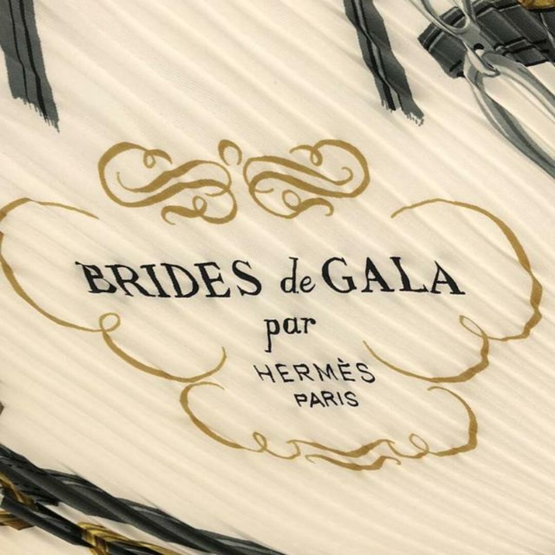 Hermes(エルメス)の【美品】  HERMES / エルメス | BRIDES de GALA プリーツスカーフ | ゴールド | レディース レディースのレディース その他(その他)の商品写真