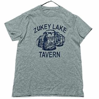 ヴィンテージ 半袖Tシャツ ズーキー湖 タバーン ビール グレー p81(Tシャツ/カットソー(半袖/袖なし))