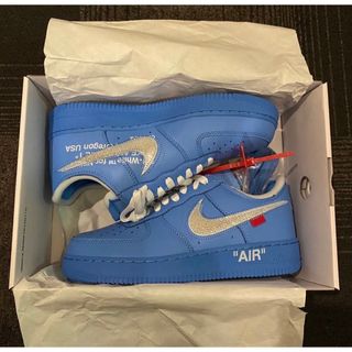 オフホワイト(OFF-WHITE)のOffWhite Nike Af1FLowMCA University Blue(スニーカー)