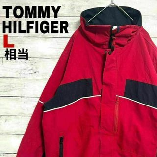 TOMMY HILFIGER - 17c 90s US古着 トミーヒルフィガー マウンテンジャケット バイカラー