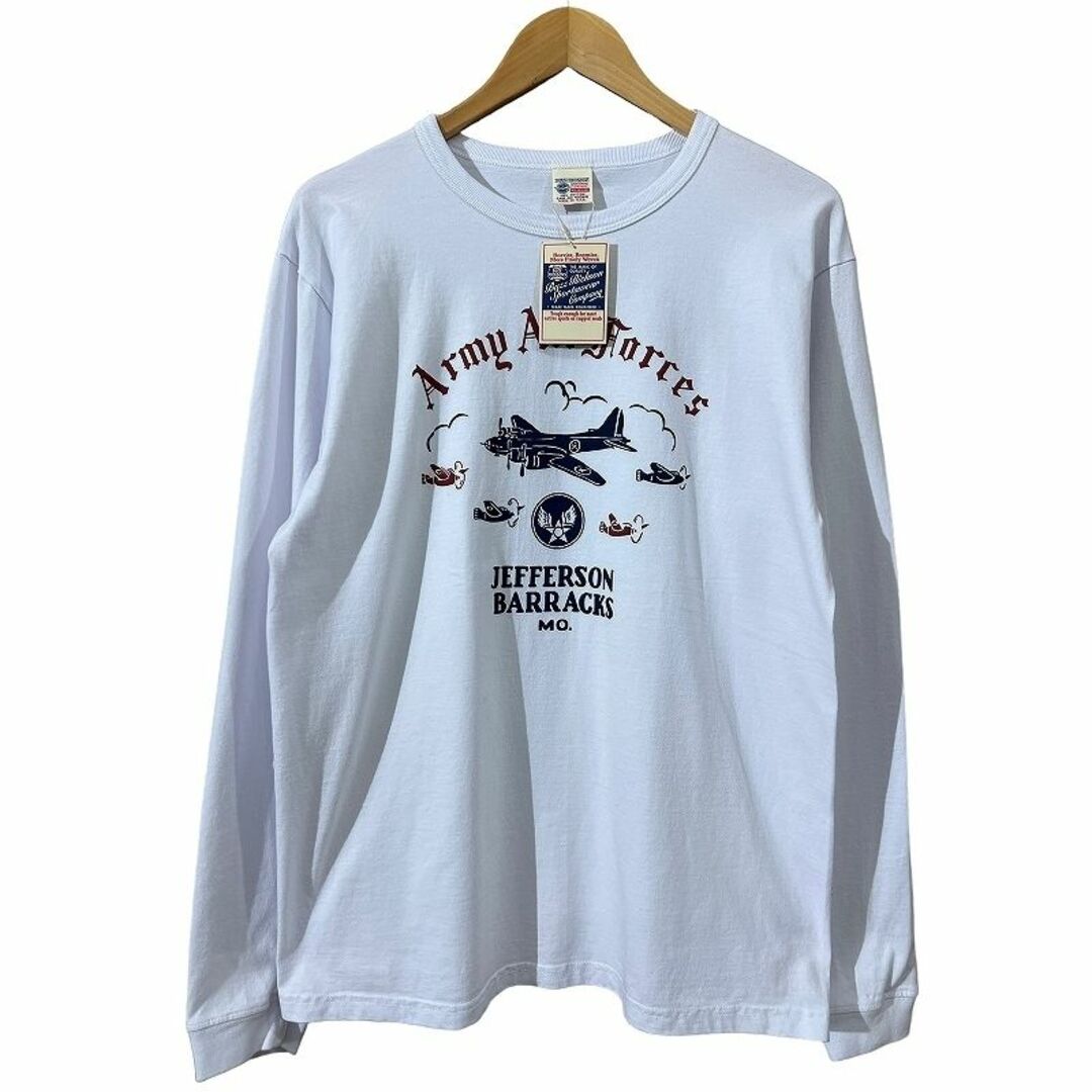 Buzz Rickson's(バズリクソンズ)のXL 新品 東洋 バズリクソンズ 21AW BR68826 長袖 Tシャツ 白 メンズのトップス(Tシャツ/カットソー(七分/長袖))の商品写真