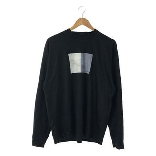 シュタイン(stein)のstein / シュタイン | OVERSIZED LONG SLEEVE TEE プリント オーバーサイズ ロングスリーブカットソー | S | ブラック | メンズ(Tシャツ/カットソー(七分/長袖))