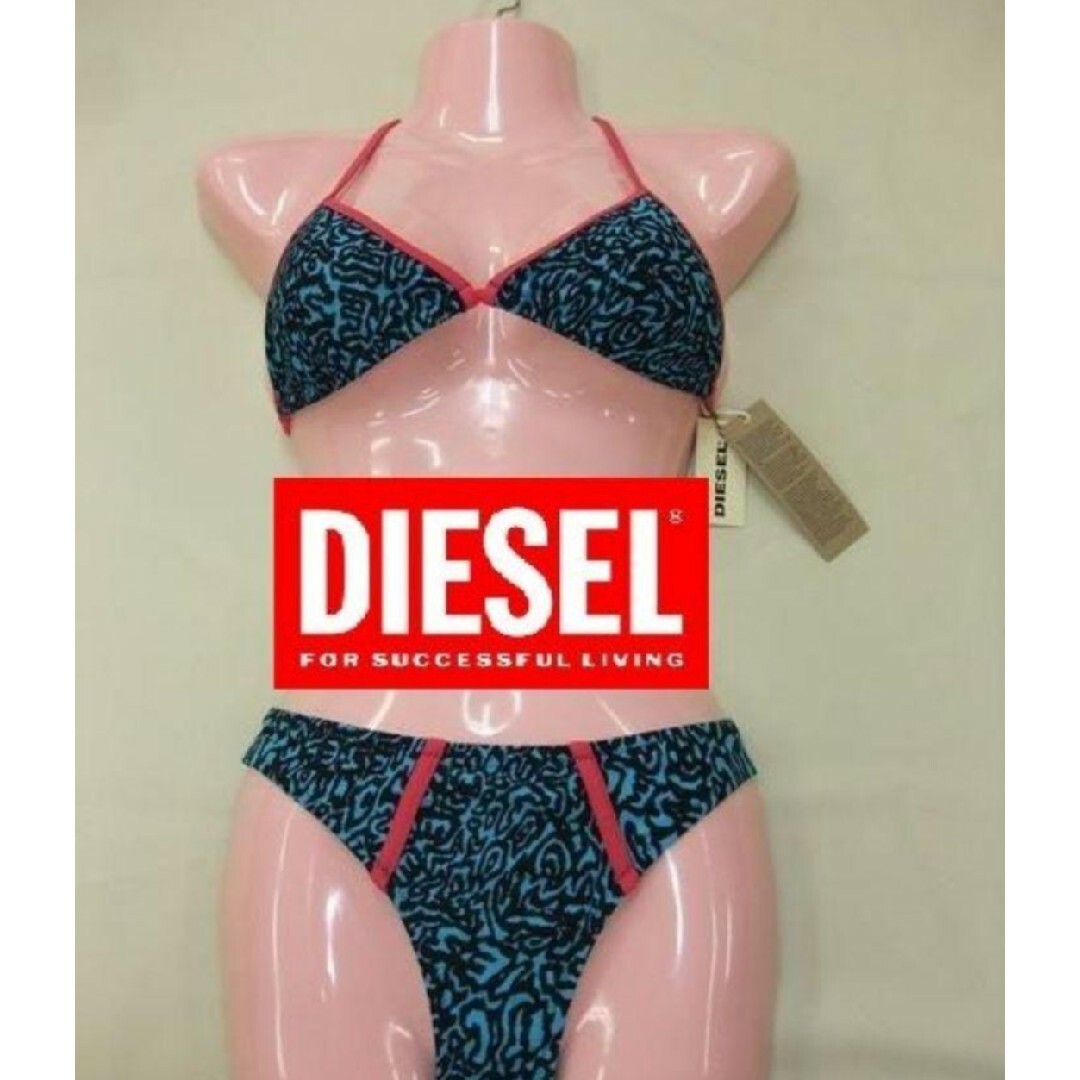 DIESEL(ディーゼル)のラスト１点‼️早い者勝ち‼️送料無料⭐ディーゼル新品ヒョウ柄風ビキニ水着 レディースの水着/浴衣(水着)の商品写真