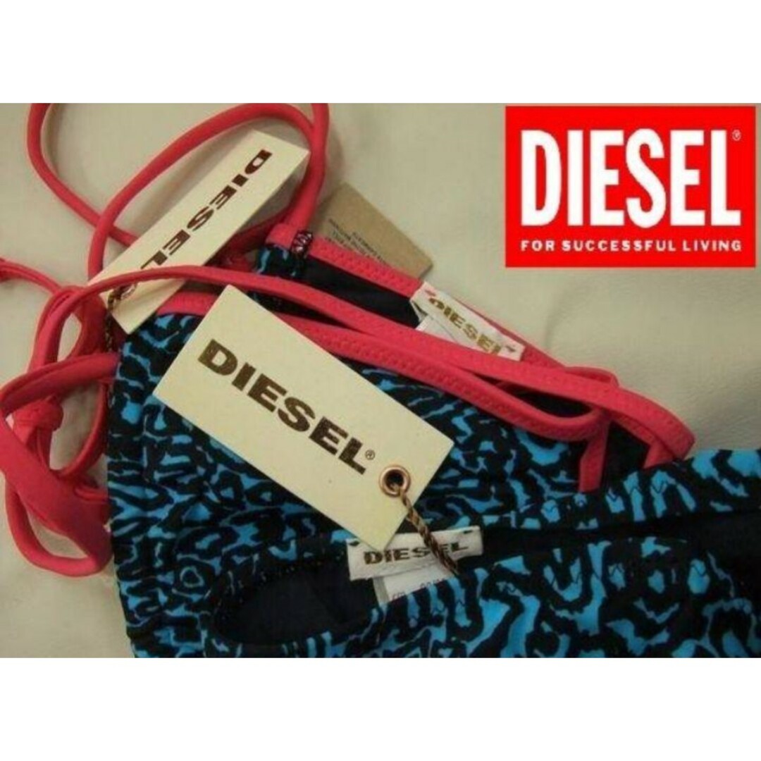 DIESEL(ディーゼル)のラスト１点‼️早い者勝ち‼️送料無料⭐ディーゼル新品ヒョウ柄風ビキニ水着 レディースの水着/浴衣(水着)の商品写真