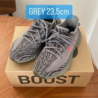 イージー(YEEZY（adidas）)のYEEZY BOOST 350 V2 GREY AH2203 インボイス◎(スニーカー)