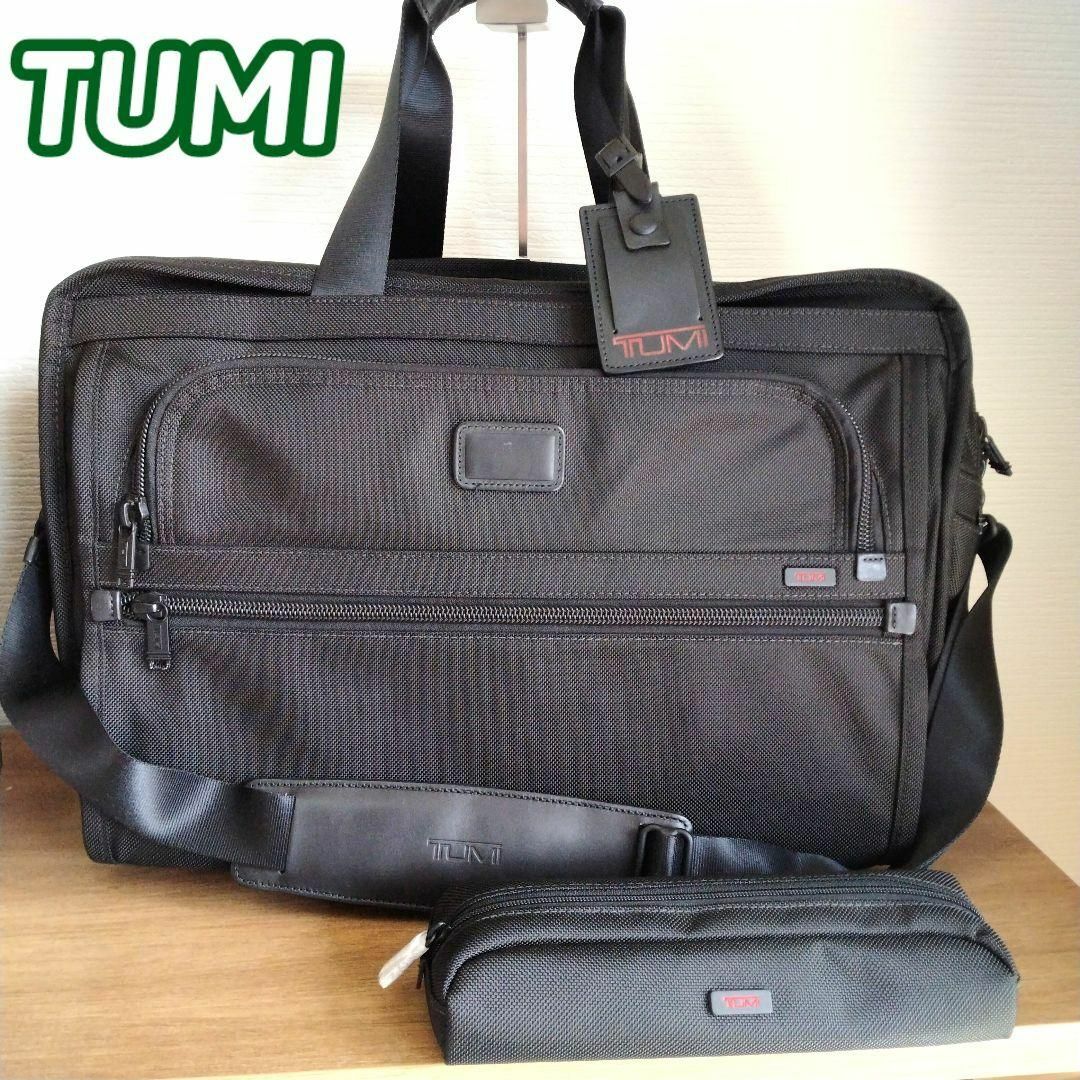 TUMI(トゥミ)の【美品】トゥミ　ビジネスバッグ　2way　ブラック　メンズ　大容量　A4収納可能 メンズのバッグ(ビジネスバッグ)の商品写真