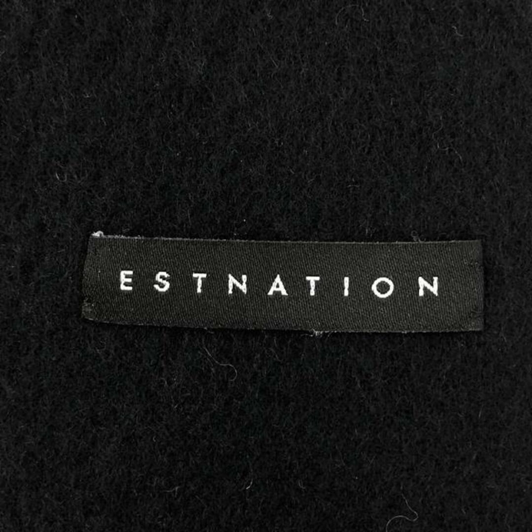 ESTNATION(エストネーション)のESTNATION / エストネーション | 大判ストール | ブラック レディースのファッション小物(ストール/パシュミナ)の商品写真