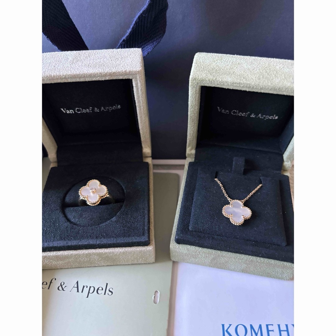 Van Cleef & Arpels(ヴァンクリーフアンドアーペル)のヴァンクリ　指輪　ネックレス　セット レディースのアクセサリー(ネックレス)の商品写真
