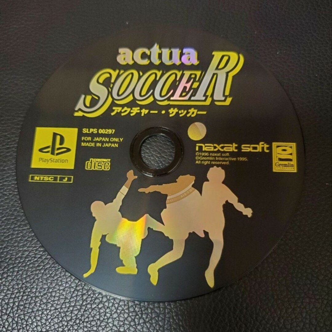 PlayStation(プレイステーション)のアクチャーサッカー [actua SOCCER] ⓐ エンタメ/ホビーのゲームソフト/ゲーム機本体(家庭用ゲームソフト)の商品写真