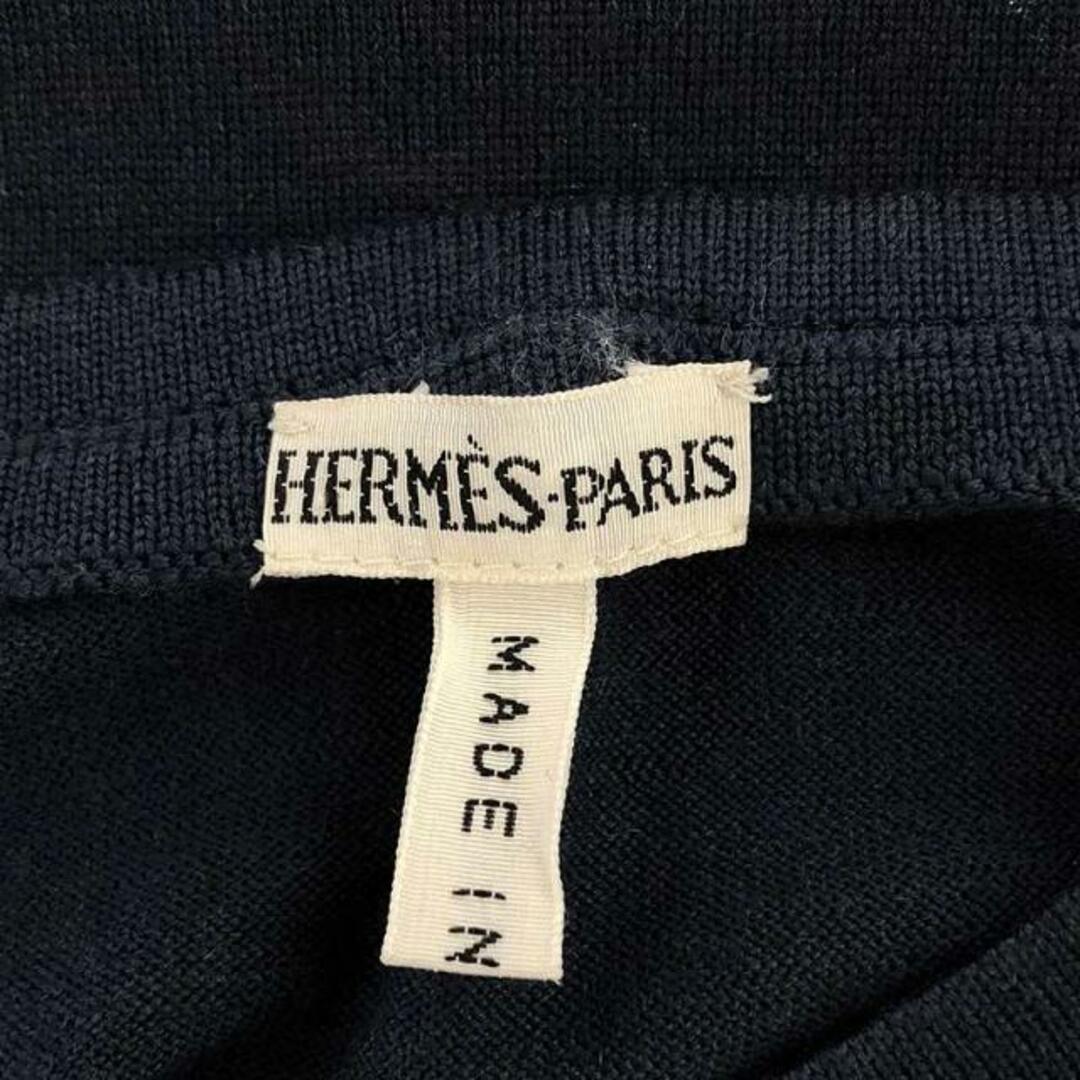 HERMES / エルメス | 秋の模様 スカーフ柄 切替ニット | L HERMES / エルメス | 秋の模様 スカーフ柄 切替ニット | L