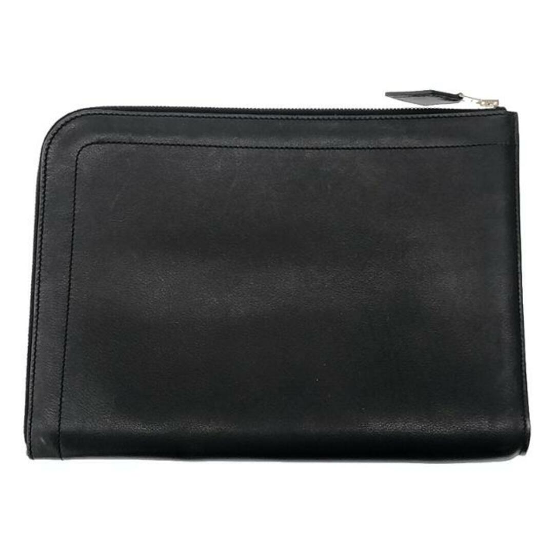 Hermes(エルメス)の【美品】  HERMES / エルメス | ジップコンピューター レザー クラッチバッグ / ユニセックス | ブラック | レディース レディースのバッグ(クラッチバッグ)の商品写真