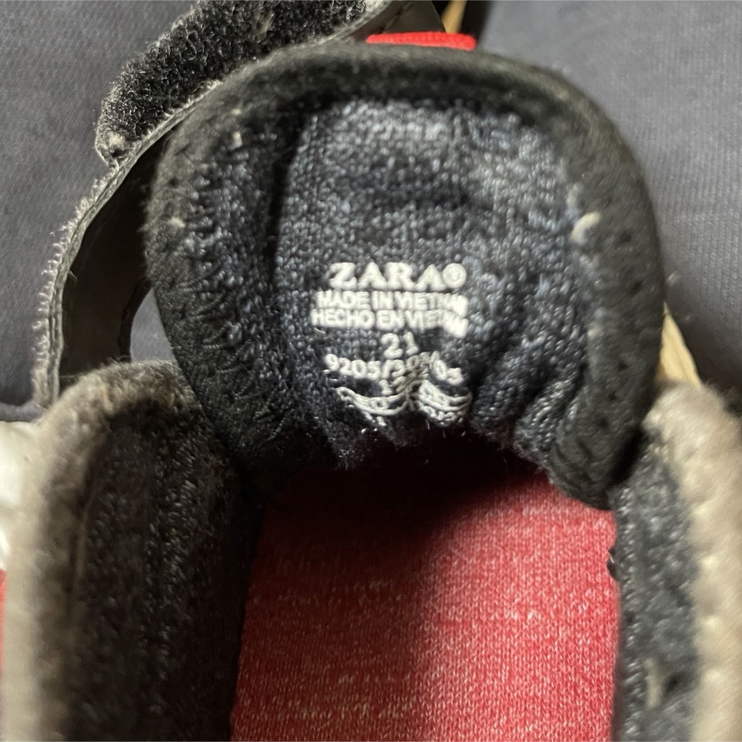 ZARA(ザラ)のZARA baby スニーカー 表記サイズ21 (13.5) 美品 キッズ/ベビー/マタニティのベビー靴/シューズ(~14cm)(スニーカー)の商品写真