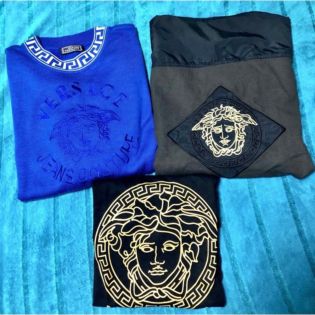 VERSACE(ヴェルサーチ)のVersace♡90s♡Tシャツ&ニット&ベスト&ベルト4点激レアSET メンズのトップス(シャツ)の商品写真