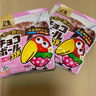 モリナガセイカ(森永製菓)の森永ココア キョロちゃん　牛乳で飲むチョコボール いちごココア 新品 未開封(その他)