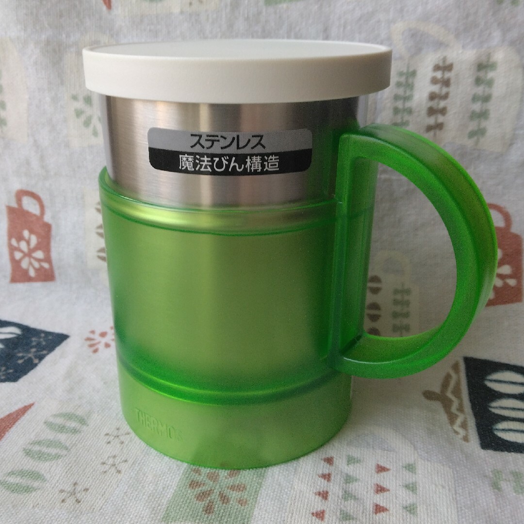 THERMOS(サーモス)のサーモス 真空断熱オフィスマグ 0.24l JCQ-240 未使用 蓋付き茶こし インテリア/住まい/日用品のキッチン/食器(タンブラー)の商品写真