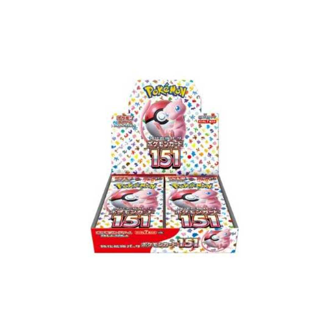 【即納/新品】ポケモンカードゲーム 強化拡張パック ポケモンカード151 1ボックス(20パック入り) ポケカ 未開封ボックス 未開封BOX シュリンク付き ソード＆シールド