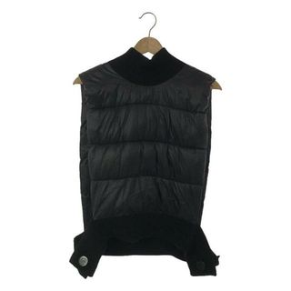 エンフォルド(ENFOLD)のENFOLD / エンフォルド | 2022AW | RIB NECK VEST リブネックベスト | 38 | ブラック | レディース(ベスト/ジレ)