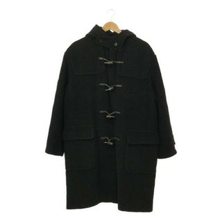 グローバーオール(Gloverall)のGLOVERALL / グローバーオール | 1980s～ vintage / ヴィンテージ duffle coat / ヘリンボーン ダッフルコート フーディ | 38 | ブラック | メンズ(その他)