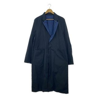 SUNSEA - SUNSEA / サンシー | REVERSIBLE SPECK LINEN COAT / リバーシブル スペック コットン＆リネン コート | 3 | ブラック/ネイビー | メンズ